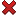 Red X mark