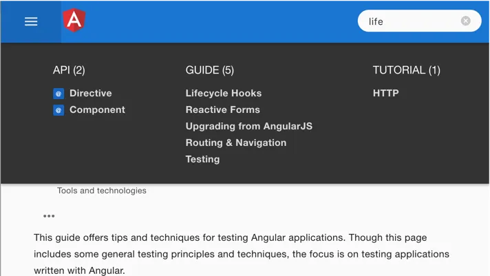 Full text search